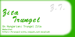 zita trungel business card